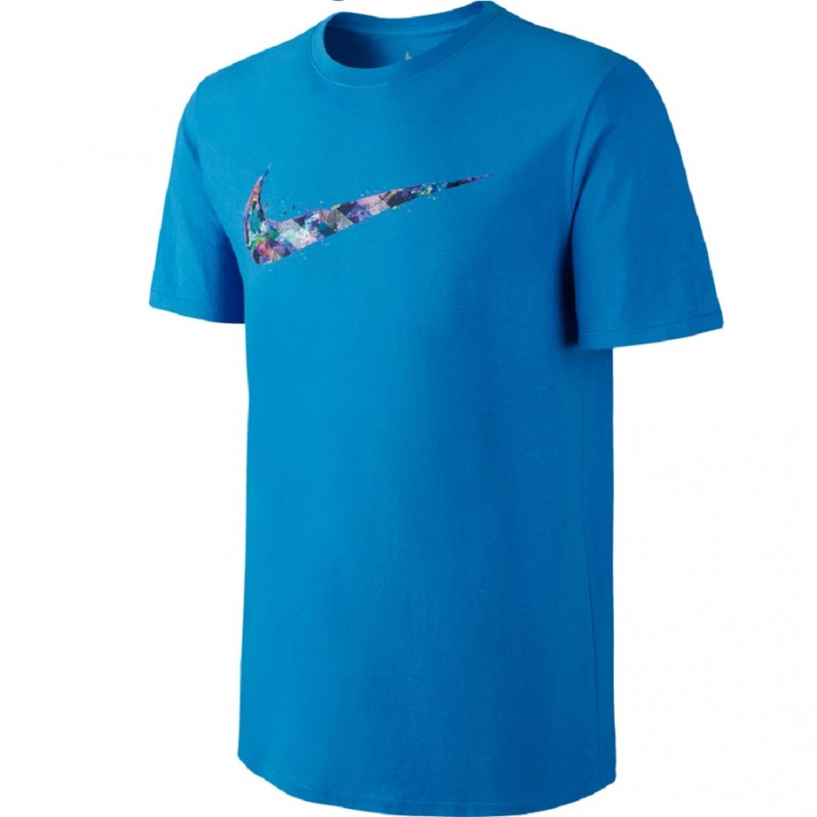 Tee Watercolor Swoosh - NIKE> - 666419-435