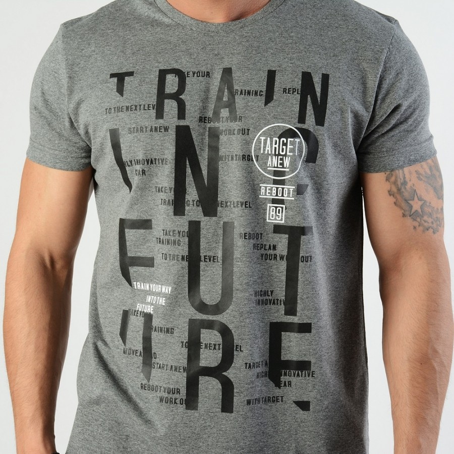 T-SHIRT - TARGET - S8/56200 ΓΚΡΙ