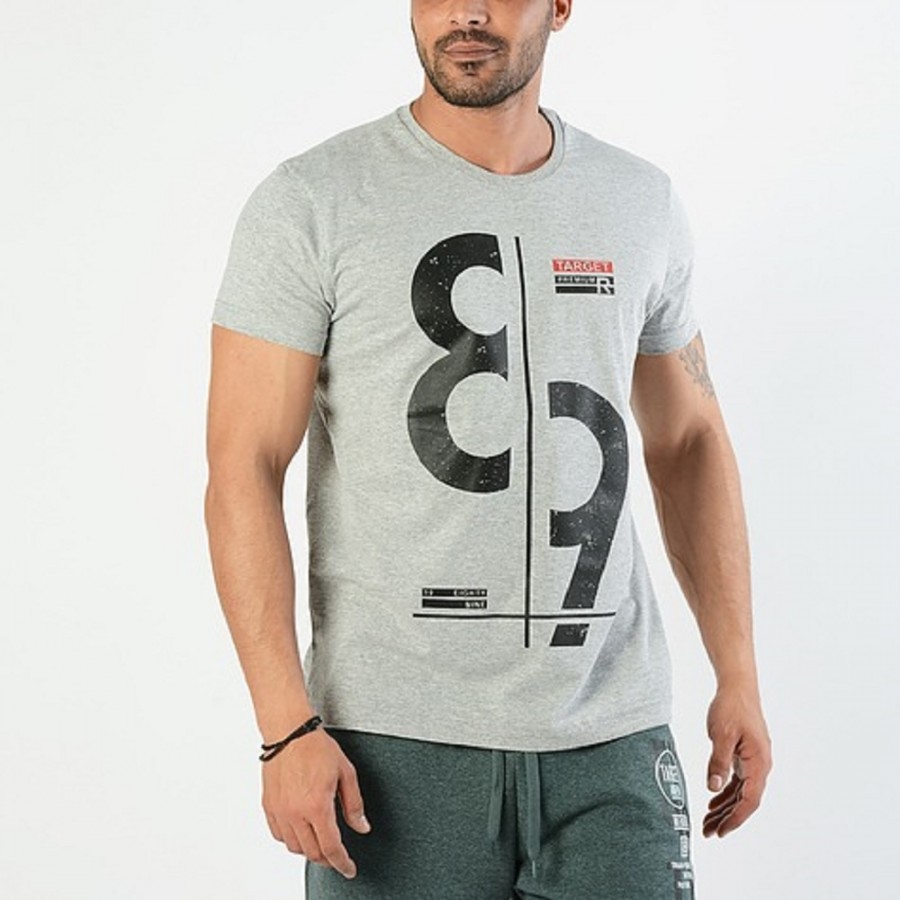 T-SHIRT - TARGET - S8/56404 ΓΚΡΙ