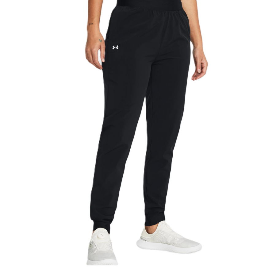 W HIGH RIESE WOVEN PANT- [[UNDER ARMOUR 1382727-001