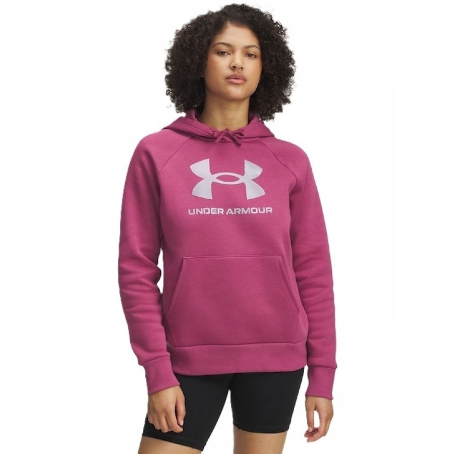 W RIVAL FLC SHIMMER HDY- []UNDER ARMOUR 6003710-659